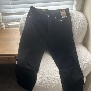 Levi's Black Relaxed Fit Jeans